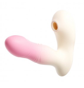 Ankni - Thrusting Vibrating Suction Wearable (Support APP Mini Programs - Pink)